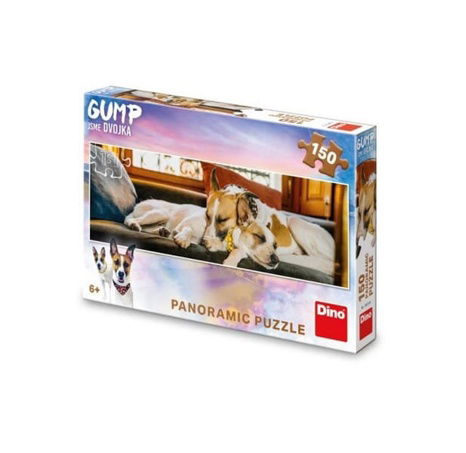 GUMP WIR SIND ZWEI AUF DEM GAUCH 150 panoramisches Puzzle