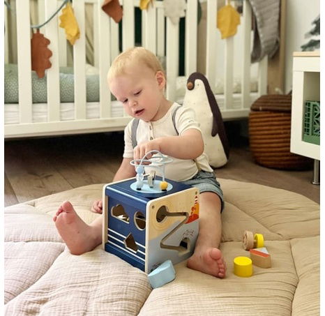 Small Foot Motorická kostka Oceán