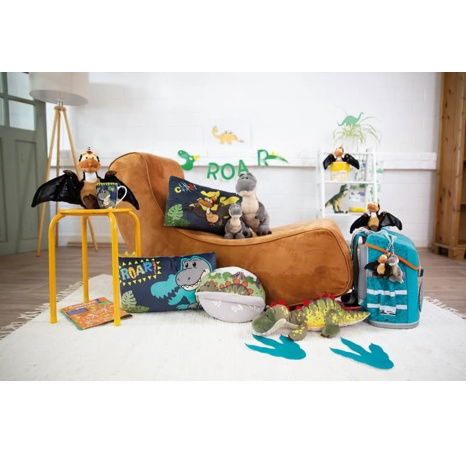 NICI plyš Dino Fossily ležící 35cm, GREEN