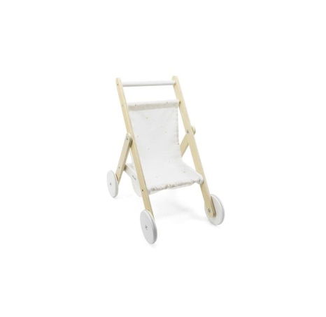 Dřevěný kočárek