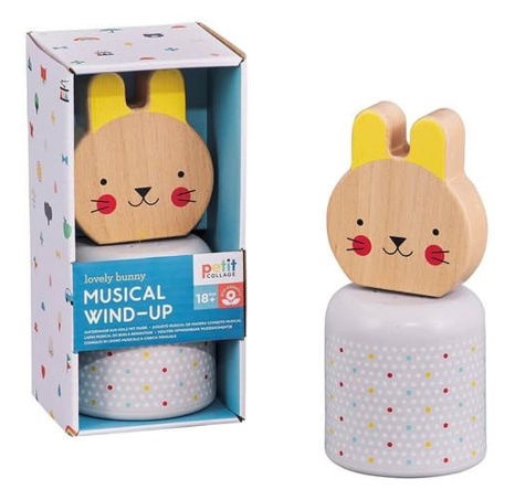 Petit Collage Holzspielzeug Figur Hase