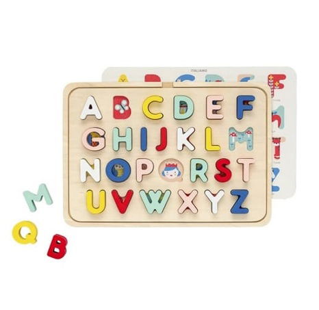 Petit Collage Holz-Alphabet-Puzzle