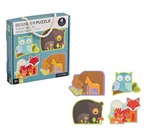 Petit Collage Erstes Puzzle Waldtiere