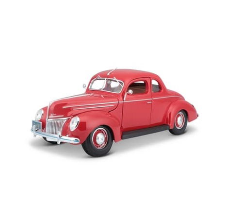 Maisto - 1939 Ford Deluxe Coupe, rot, 1:18