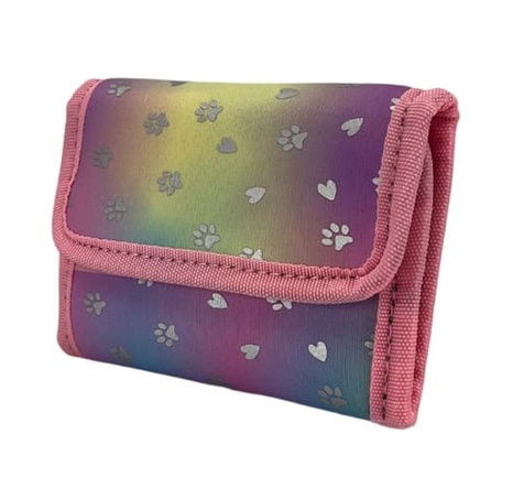 PIXIE CREW Peněženka, růžová, Srdce a tlapky 50 pixelů