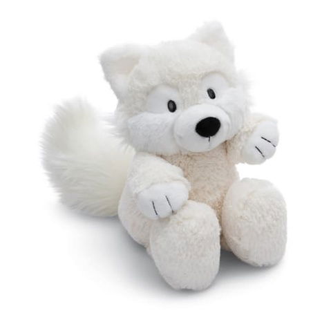 NICI Plüsch-Eisfuchs Vanja 20cm, GRÜN