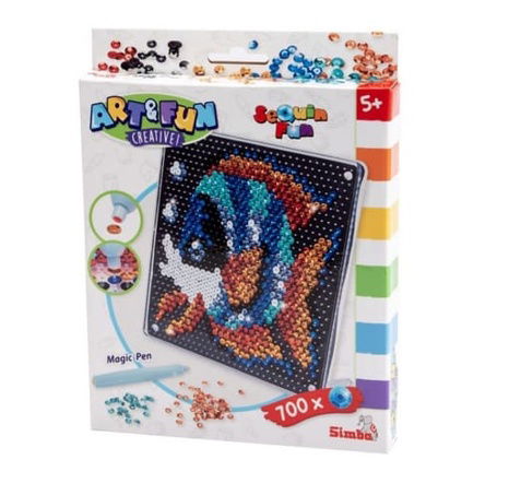 A&F Obrázek z flitrů Ryba