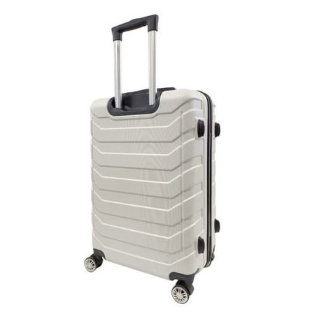 Bavy Cestovní kufr skořepinový 24" Ribs White
