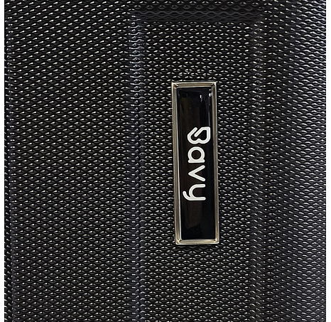 Bavy Cestovní kufr skořepinový Stripes Black - set 3 ks