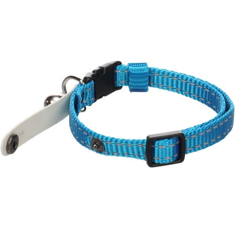 Flamingo Jaggo Obojek pro kočky modrý