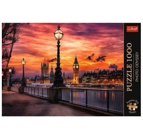 Puzzle Premium Plus - Photo Odyssey:  Big Ben, Londýn 1000 dílků 68,3x48cm v krabici 40x27x6cm