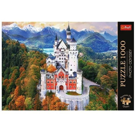 Puzzle Premium Plus - Photo Odyssey:Zámek Neuschwanstein,Německo 1000 dílků 68,3x48cm v krab 40x27cm