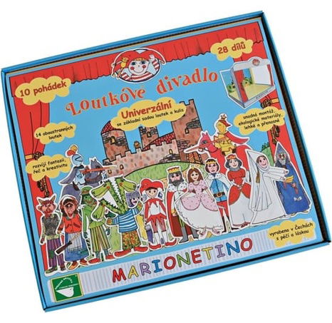Loutkové divadlo univerzální v krabici 48x42x6cm