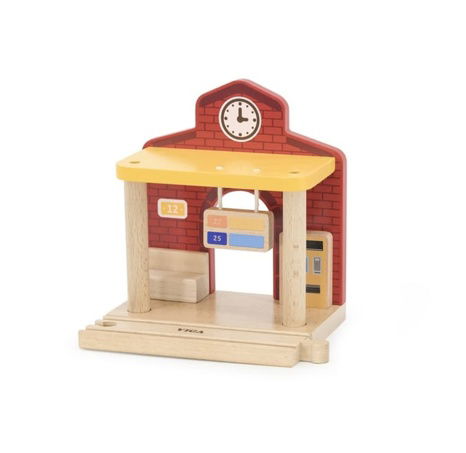 Dřevěné nádraží baterie