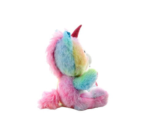 Barevný jednorožec 20 cm, plyš