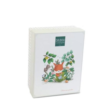 Doudou Dárková sada Plyšový muchláček liška Romarin 27 cm