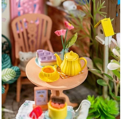 RoboTime Miniatura domečku Zahradní čajový koutek