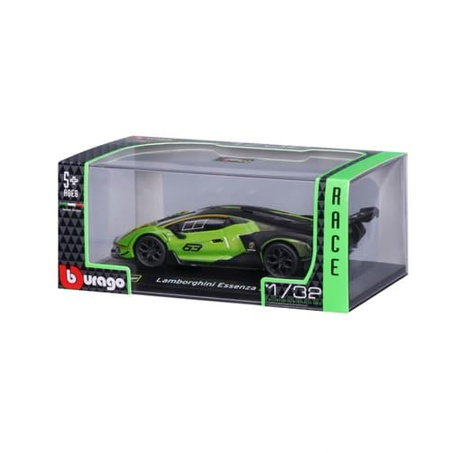 Bburago - RACE, Lamborghini Essenza SCV12, zelená metalíza-černá, 1:32