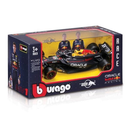 Bburago - RACE Formule F1, Team Oracle Red Bull Racing RB20 (2024), #1 Max Verstappen, 1:43