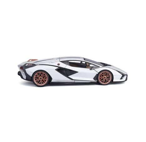 Bburago - Auta HOBBY, Lamborghini Sián FKP 37, bílá, 1:18