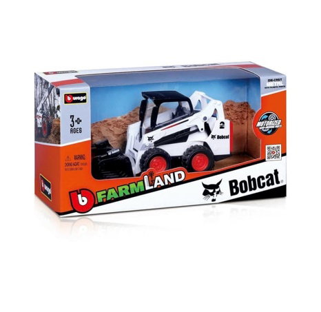 Bburago - FARMLAND, Bobcat nakladač s drapákem, 10 cm