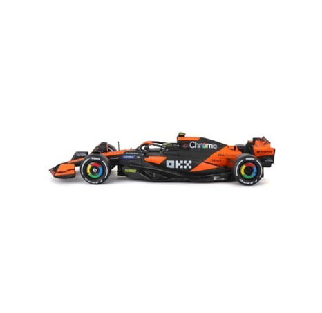 Bburago - RACE Formule F1 v dekorativním boxu, McLaren Team MCL38 (2024), 4# Lando Norris, 1:24