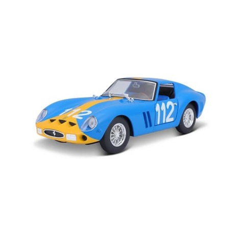 Bburago - RACING, Ferrari 250 GTO, modrá, 1:24