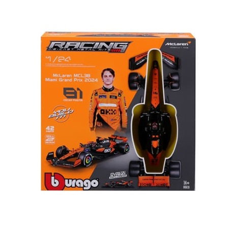 Bburago – RACING MODEL KIT, Formule McLaren Team MCL38 (2024), #81 Oscar Piastri
