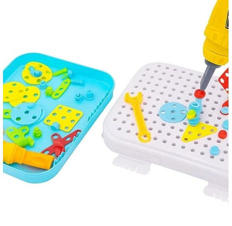 Kreativní mozaika se šroubovákem