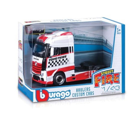 Bburago - Auta Street Fire, Haulers custom cabs, 1:43