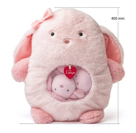 Zajíček s ušatými míčky, 38cm, 5ks