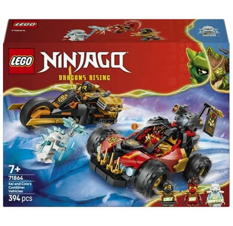 Lego Ninjago 71864 Kombinovatelná vozidla Kaie a Colea
