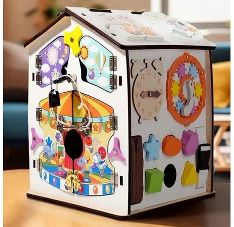 2Kids Toys Activity board Domeček bílý