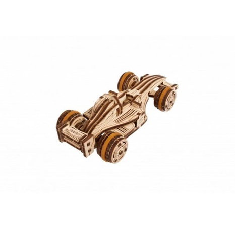 Ugears 3D dřevěné mechanické puzzle Compact Racer