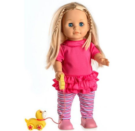 Panenka Sofinka s pejskem chodící a mluvící