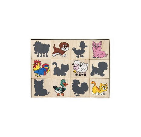 Pexeso zvířátka a jejich stíny