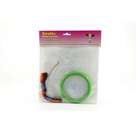 Vyšívání velký sáček (3 předlohy, rámeček)