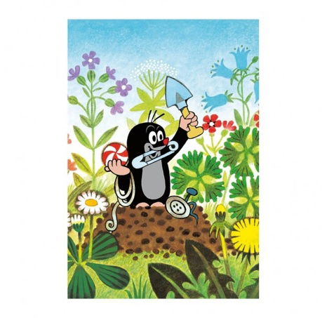 Puzzle Krtek 2x48 dílků 18x26cm v krabici 27x19x4cm