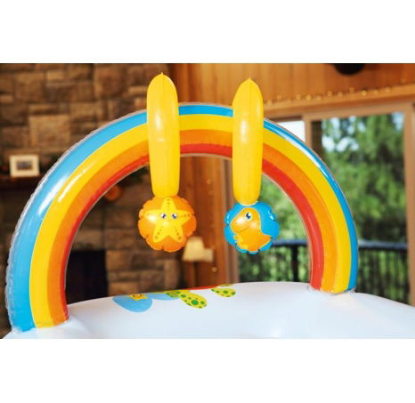 Podložka nafukovací s hrazdičkou 81x63x46cm