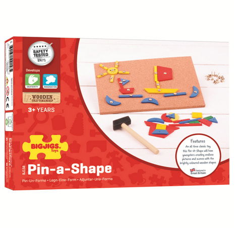 Bigjigs Toys Kreativní zatloukací hra