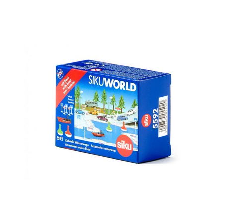 SIKU World Nakládací přístav s molem a člunem