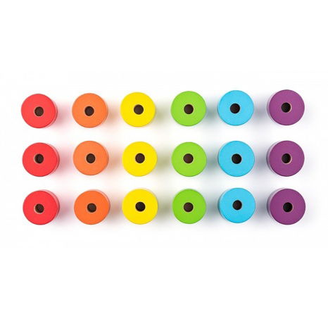 Woody Dřevěné maxi korále 60 dílů