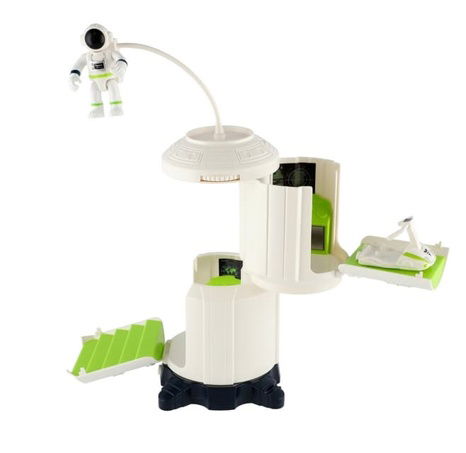 Vesmírná stanice + astronaut