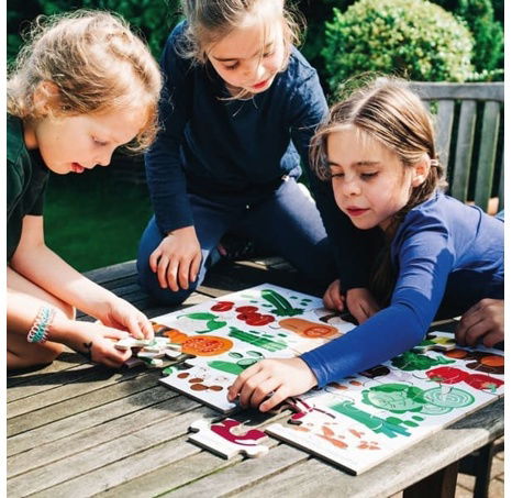 Bigjigs Toys Podlahové puzzle Zelenina