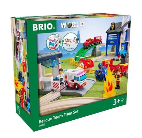 Vlaková sada záchranářského týmu