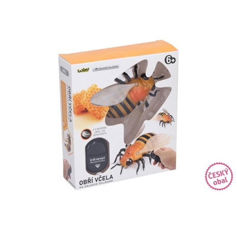 Včela obří RC na dálkové ovládání 13 x 11 cm