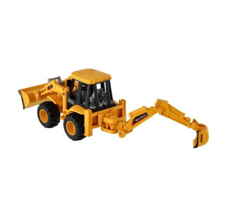 Auto stavební nakladač plast 8x17cm na setrvačník