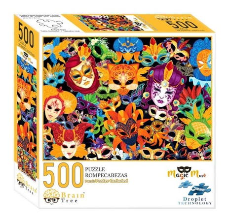 Brain Tree Puzzle Magische Masken 500 Teile