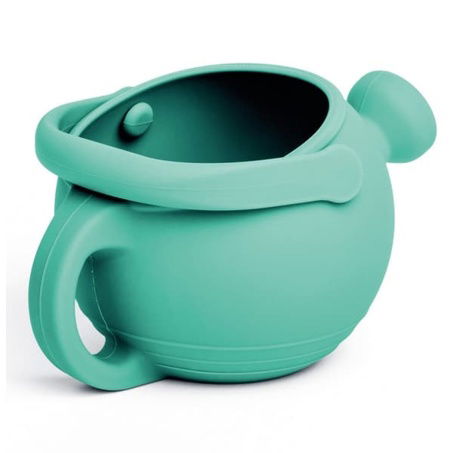 Bigjigs Toys Silikonová konvička zelená Eggshell