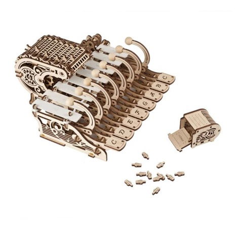 Ugears 3D dřevěné mechanické puzzle Programovatelná celesta